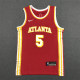 Hawks MURRAY #5 Red 1:1 Quality NBA Jersey 22/23