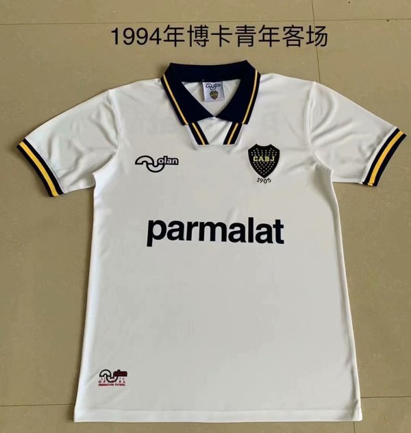 1994 Boca Away Fans 1:1 Quality Retro Soccer Jersey