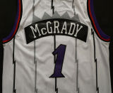NBA Raptors (mesh print) 1 McGrady white purple 1:1 Quality