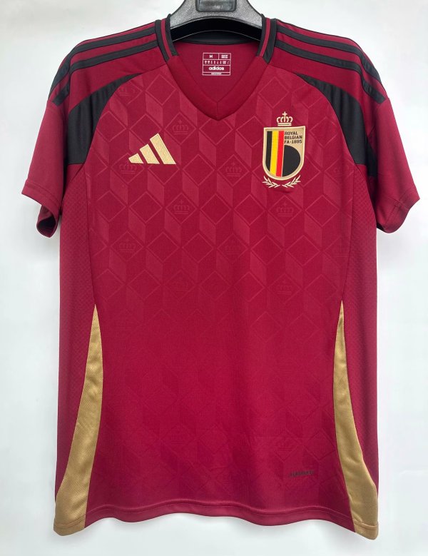 Belgium Home Fans 1:1 Quality Soccer Jersey 24/25