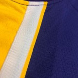 NBA Laker retro purple V-neck No.0 Kuzma with chip 1:1 Quality