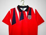 England  Away  Red  1:1 Quality Retro Soccer Jersey 1992