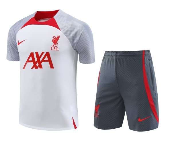 Liverpool White 1:1 Quality Training Jersey(A-Set)23/24