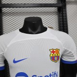 23/24 Barcelona Away White Player 1:1 Quality Soccer Jersey