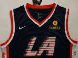 NBA New season Express (new fabric print) Leonard city version 2 dark blue, black, white 1:1 Quality