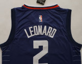 NBA New season Express (new fabric print) Leonard city version 2 dark blue, black, white 1:1 Quality