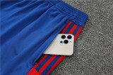 22/23 Lyon Training Suit Blue 1:1 Quality Training  Jersey