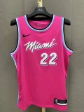 NBA Heat Pink Butler No. 22 1:1 Quality