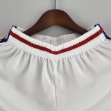 1998 France White Retro Shorts