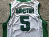 NBA Michigan Spartans #5 white university shirt 1:1 Quality