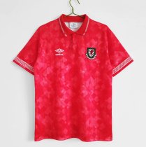 1990-1992 Wales Home 1:1 Quality Retro Soccer Jersey