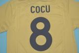 2001-2002 Barcelona Away 1:1 Quality Retro Soccer Jersey