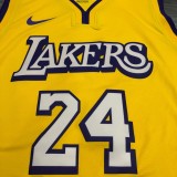 NBA Laker's Retro yellow v-leader Sucheng city version 24 Kobe with chip 1:1 Quality