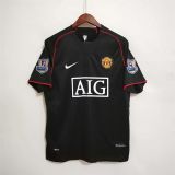 2007-2008 Manchester United 2rd away 1:1 Quality Retro Soccer Jersey