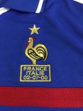 2000 France European Cup Winner 1:1 Quality Retro Soccer Jersey