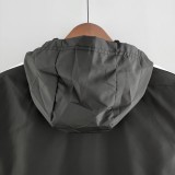 2022 Flamengo Black Windbreaker(红色阿迪白色三边）