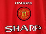 1996-1997 Manchester United Home 1:1 Quality Retro Soccer Jersey