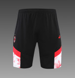 22/23 AC Milan Vest Training Suit Kit Black Red 1:1 Quality Soccer Jersey