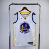 NBA Golden State Warriors White THOMPSON#11 Men Jersey Top Quality Hot Pressing Number And Name 2023