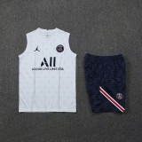 22/23 Paris Tank Top Training Kit White 1:1 Quality Training Shirt