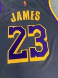 NBA Laker black classic James No.23 1:1 Quality