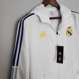 Real Madrid White Windbreaker 2022