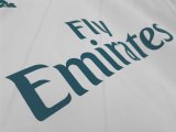 2017/2018 Real Madrid Home Long Sleeve Fans 1:1 Retro Soccer Jersey