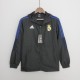 Real Madrid Black Windbreaker(蓝色三边）2022