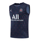 22/23 Paris Vest Training Suit Kit Black1:1 Quality Training Shirt