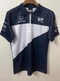 2021 F1 Formula One AlphaTauri Royal blue Short Sleeve Racing Suit 1:1 Quality