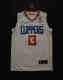 NBA New season clippers (new fabric print) 13 George City Edition dark blue, black, white, retro white 1:1 Quality