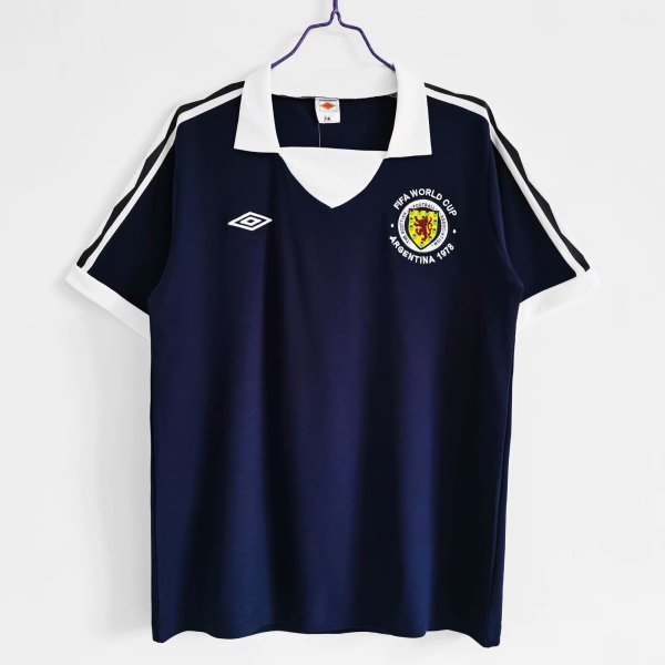 Scotland Home 1:1 Quality Retro Soccer Jersey 1978