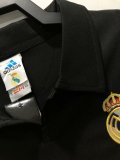 2001-2002 Real Madrid Away Champions League 1:1 Quality Retro Soccer Jersey