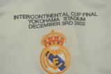 2002/2003 Real Madrid Home Long Sleeve 1:1 Quality Retro Soccer Jersey