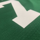 NBA Celtics Retro Green No.7 Jerome Brown with chip 1:1 Quality