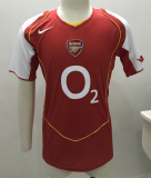 2004-2005 Arsenal Home Fans 1:1 Quality Retro Soccer Jersey