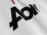 2013/2014 Manchester United Away White Retro Soccer Jersey
