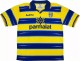 Retro Parma Homen Yellow And Blue 1:1 Quality Soccer Jersey1998/1999