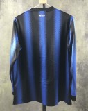 2010-2011 Inter Milan Home Long Sleeve 1:1 Retro Soccer Jersey