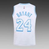NBA Laker white Kobe Bryant No.24 1:1 Quality