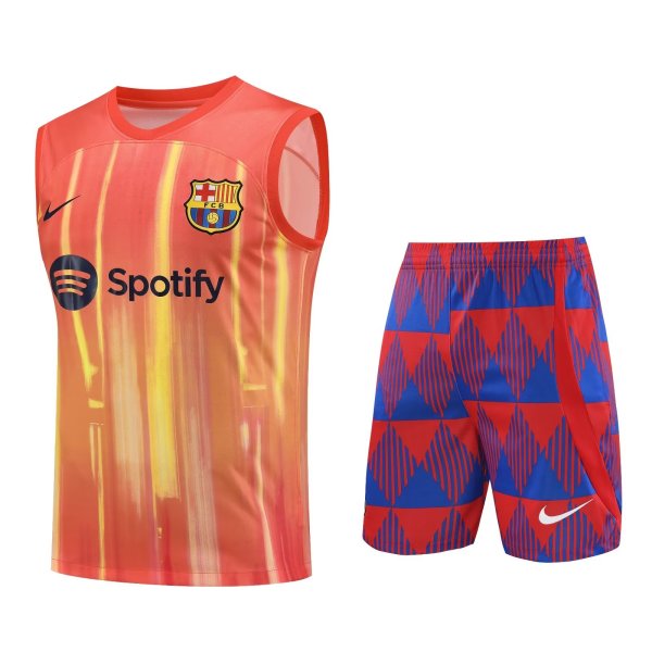 Barcelona Orange 1:1 Quality Training Vest(A-Set)23/24