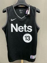 NBA Nets home Harden No.13 1:1 Quality new season