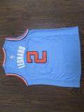 NBA New season Express (new fabric print) Leonard city version 2 dark blue, black, white 1:1 Quality