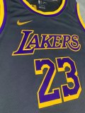 NBA Laker black classic James No.23 1:1 Quality
