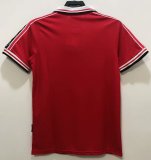 1998 Manchester united Home 1:1 Quality Retro Soccer Jersey