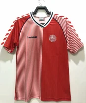 1986 Denmark Home Fans Retro 1:1 Quality Soccer Jersey