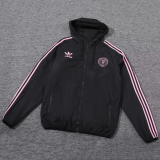 Inter Miami CF Black Player Windbreaker 23/24