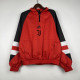 Juventus Red Windbreaker（袖子黑色）23/24