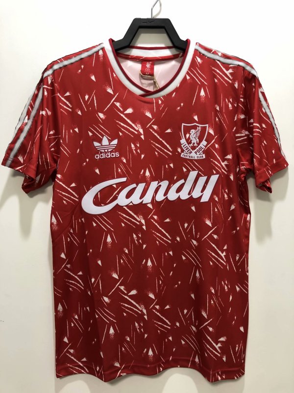 Liverpool Home 1:1 Quality Retro Soccer Jersey 1989/1991