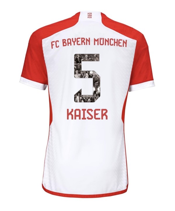 Bayern Munich Beckenbauer Commemorate Edition Fans 1:1 Quality Soccer Jersey Printing KAISER#5 23/24